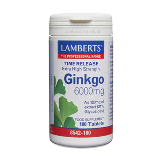 Ginkgo Biloba 180 tabletas 6000mg