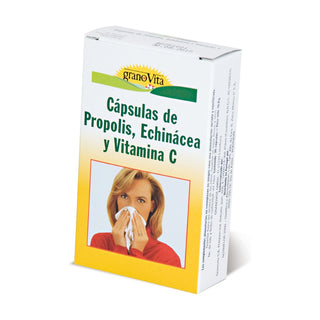 Cápsulas de Propolis Vitamina C y Echinacea 30caps