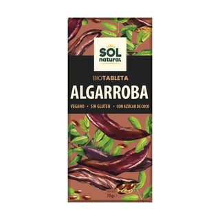 Chocolate vegano de algarroba 70g Bio