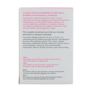 Copa Menstrual Iriscup L Rosa