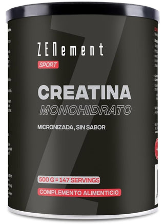 Creatina Monohidrato Pura en Polvo - 500g Zenement