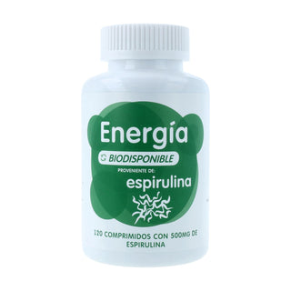 Energía Biodisponible Espirulina 500mg 120comp