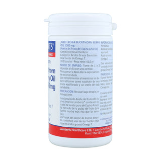 Aceite de espino amarillo 30 cápsulas de 1000mg