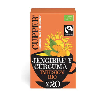Infusión de jengibre y cúrcuma 20 bolsitas