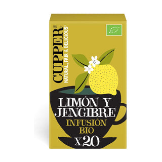 Infusión limón y jenjibre Bio 20 bolsas
