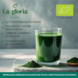 Espirulina Premium Bio en polvo 200g