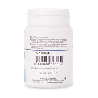 Triptófano con magnesio + vitamina B6 60 comp