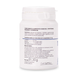 Triptófano con magnesio + vitamina B6 60 comp