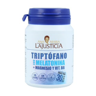 Triptofano con melatonina magnesio y vitamina B6 60 comp