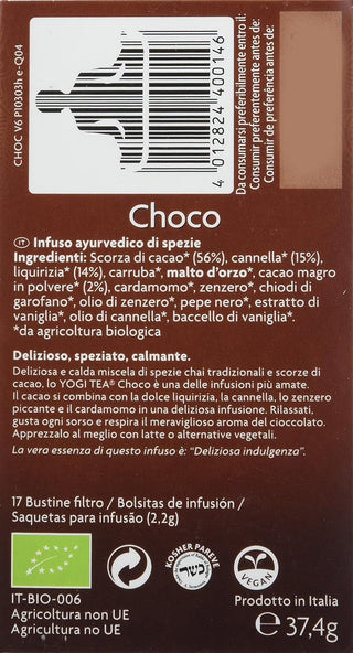 Yogi Tea Chocolate Bio 17 Bolsas