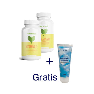 Pack 2 Vitamina C y Gel Hidroalcohólico  200ml de Regalo