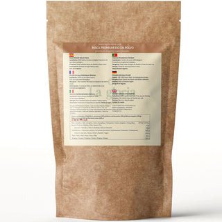 Maca Amarilla Ecológica Premium 100% Bio en Polvo | 400g | Raíz de Maca Andina Orgánica desde Perú – Energía, Vitalidad y Equilibrio Natural – Superalimento Vegano Sin Aditivos