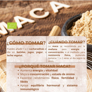 Maca Amarilla Ecológica Premium 100% Bio en Polvo | 400g | Raíz de Maca Andina Orgánica desde Perú – Energía, Vitalidad y Equilibrio Natural – Superalimento Vegano Sin Aditivos