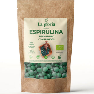 Espirulina Ecológica 100% Bio 100% en Comprimidos – Tableta | Alga Pura - Suplemento Natural Ecológico | Espirulina Verde para Adelgazar, Detox y Energía
