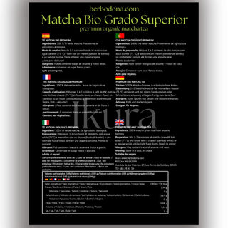 Té Matcha Premium Ikura 100% Puro en Polvo – Matcha Premium – Energía Natural, Antioxidantes – Matcha Tea para Latte, Té y Recetas