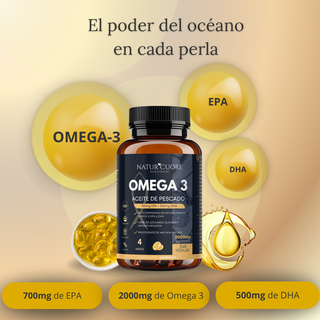 Omega 3 Aceite de Pescado 1000 mg 120 perlas