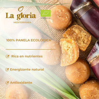 Panela Ecológica 100% Bio de Caña de Azúcar 100% Colombiana | 500g | Sin Refinar, Natural y Ecológica – Rica en Minerales y Antioxidantes – Ideal para Café, Postres y Cocina Saludable