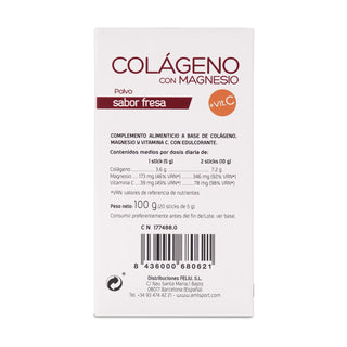 Colágeno con magnesio amisport 20 sticks