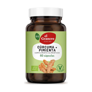 Cúrcuma y pimienta Bio 60 cápsulas (440mg)