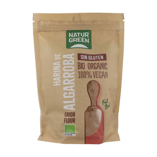 Harina de algarroba Bio (sin gluten) 500 g de polvo