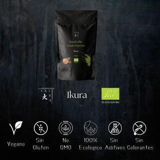 Té Matcha Premium Ikura 100% Puro en Polvo – Matcha Premium – Energía Natural, Antioxidantes – Matcha Tea para Latte, Té y Recetas