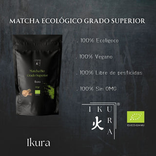 Té Matcha Premium Ikura 100% Puro en Polvo – Matcha Premium – Energía Natural, Antioxidantes – Matcha Tea para Latte, Té y Recetas