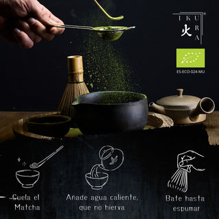 Té Matcha Premium Ikura 100% Puro en Polvo – Matcha Premium – Energía Natural, Antioxidantes – Matcha Tea para Latte, Té y Recetas