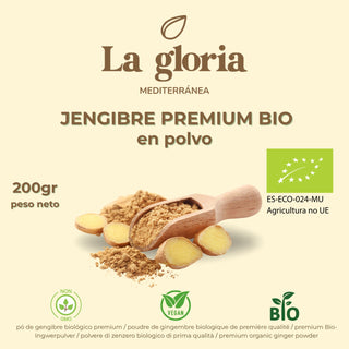 Jengibre en polvo Bio 200g
