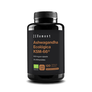 Ashwagandha Ecológica KSM-66® 600 mg - 120 Cápsulas Veganas