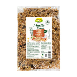 Muesli Crujiente con Frutos Secos 750gr