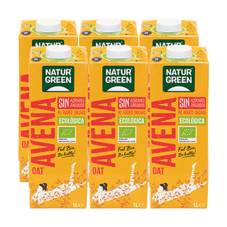Pack Bebida de avena sin azúcares añadidos Bio 6 unidades de 1L (Avena)