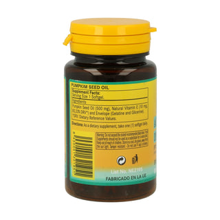 Aceite de Semillas de Calabaza 50 Perlas