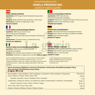 Panela Premium Bio (Azúcar de caña) 500g
