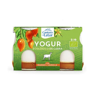 Yogur de cabra bio con mango y vainilla 2x125g